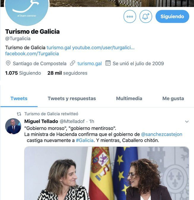 El PSOE denuncia que Turgalicia difundió 