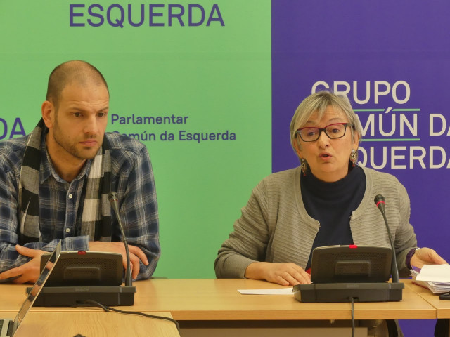 Rueda de prensa del Grupo Común da Esquerda sobre la intermodal de Ourense.