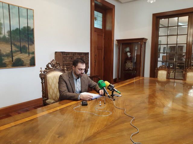 Rueda de prensa tras la Xunta de Goberno de la Diputación de Lugo.
