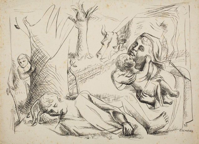 Obra de Manuel Colmeiro que se expone en la exposición del Museo Marco de Vigo