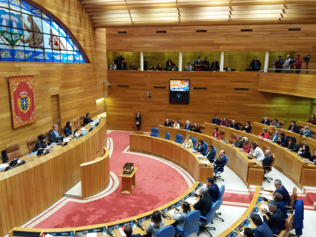 Hemiciclo gallego en el arranque de la X Legislatura