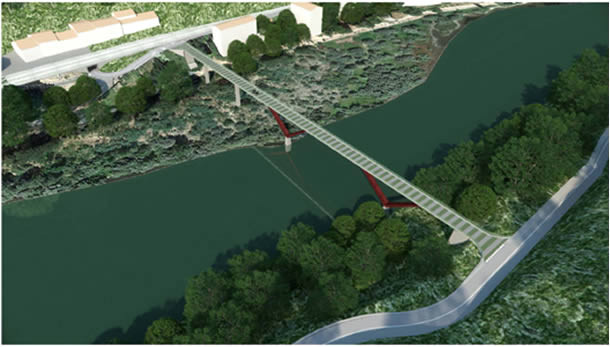 A Xunta licita as obras da nova ponte sobre o río Miño nos Peares