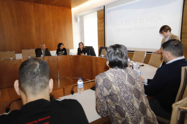 La conselleira Ethel Vázquez durante la presentación del proyecto