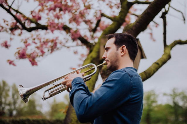 El trompetista Manuel Davila