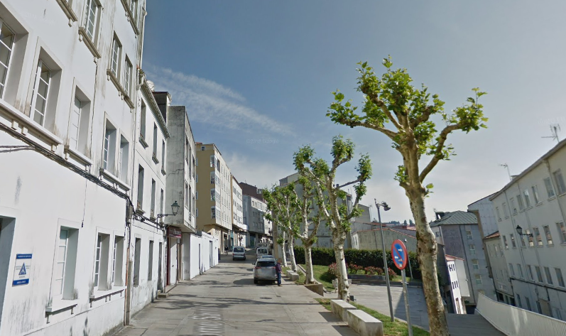 Ru00faa de Home Santo en Santiago en una imagen de Google Street View