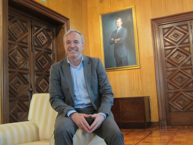 El alcalde de Zaragoza. Jorge Azcón