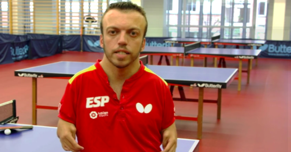​(VÍDEO) Así se prepara un campeón de tenis de mesa adaptado, que busca financiación para ir a Tokio 2020