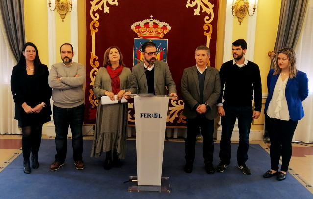El alcalde de Ferrol, Ángel Mato, presenta el proyecto de presupuestos