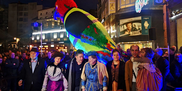 Ravachol en el carnaval pontevedrés