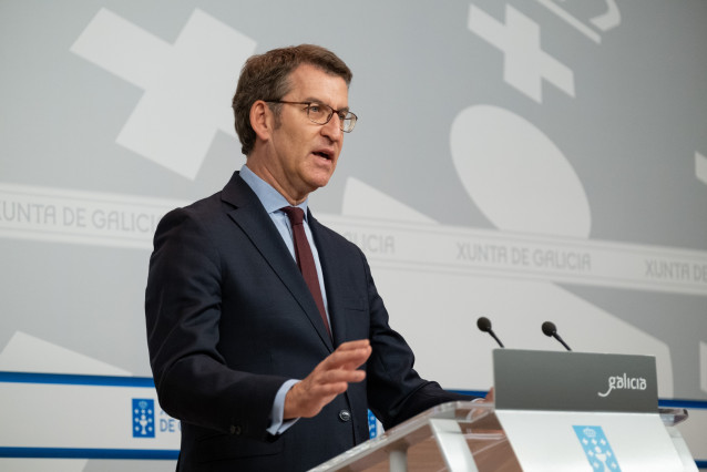 El presidente de la Xunta, Alberto Núñez Feijóo.