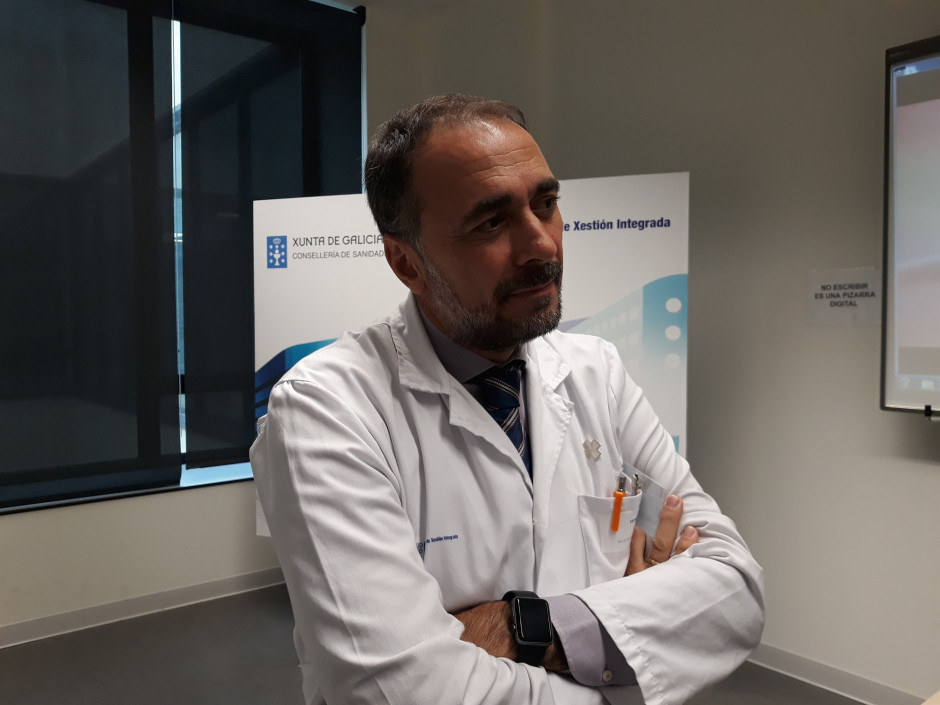 Julio Garcu00eda Comesau00f1a, responsable de la EOXI de Vigo, que incluye el Hospital u00c1lvaro Cunqueirou200b