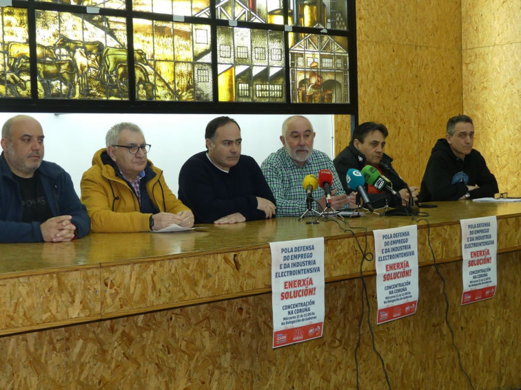 Unión sindical contra el Gobierno para salvar los empleos de Alcoa,  Alu Ibérica o Ferroatlántica