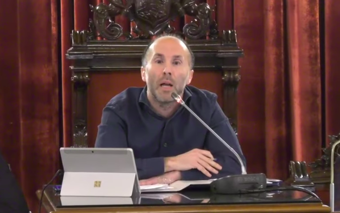 El alcalde de Ourense en el pleno