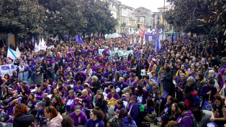 El feminismo gallego toma las calles este 8M contra la brecha salarial y la violencia machista