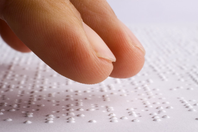 Sistema de lecto-escritura 'Braille'.