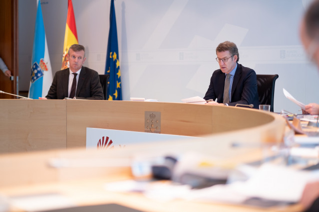 El titular del Gobierno gallego preside la reunión extraordinaria del Consello de la Xunta