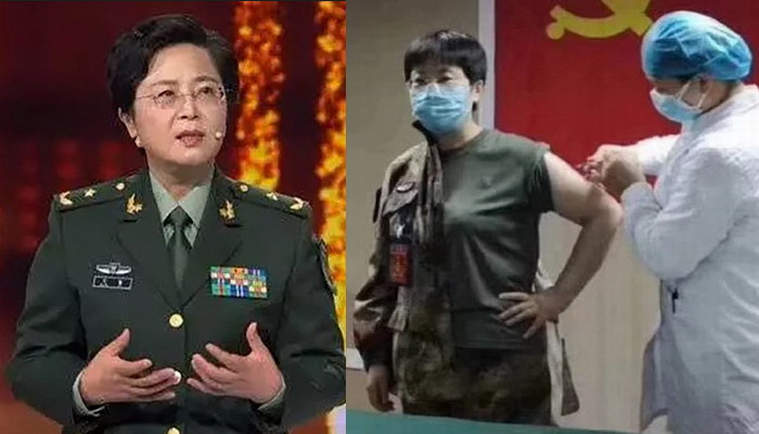 Chen Wei se inocula la prueba de la vacuna del Coronavirus