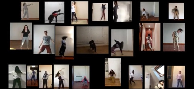 Alumnado del Conservatorio de Danza de la Diputación promueve una coreografía desde sus casas