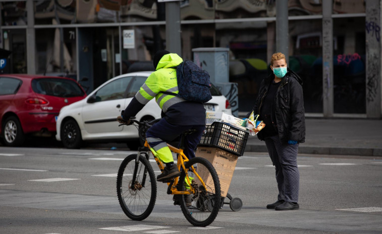 Dos metros de distancia entre operarios para evitar contagios en la vuelta al trabajo