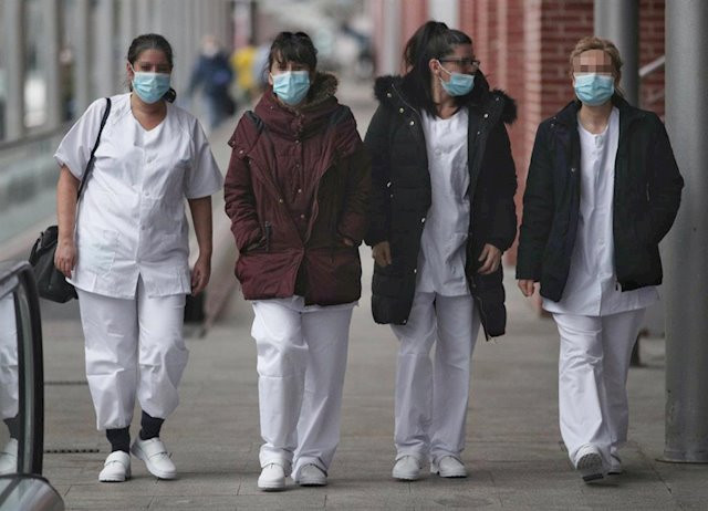 Archivo - Enfermeras durante la pandemia de coronavirus 