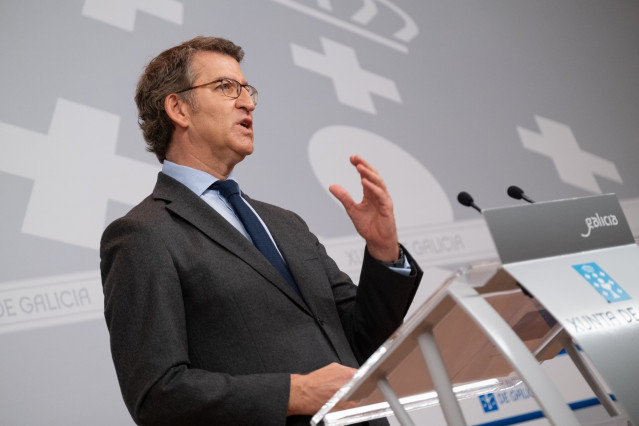 El titular del Gobierno gallego en la rueda prensa posterior al Consello da Xunta