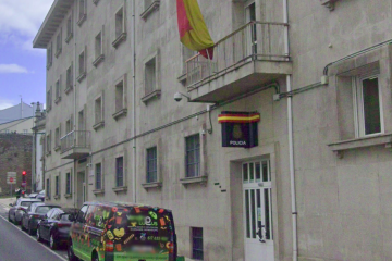 Comisaría de la Policía Nacional en Lugo en una imagen de Google Street View