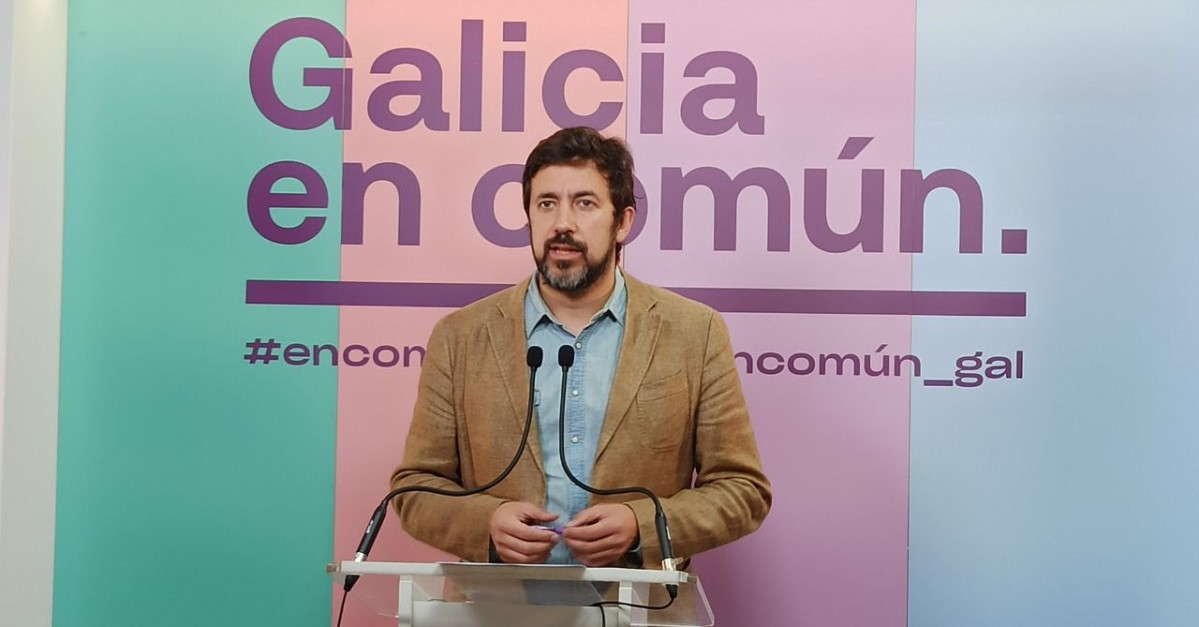 El portavoz de Galicia en Común - Anova Mareas, Antón Gómez Reino