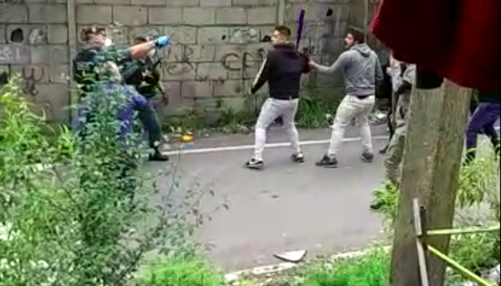 Disturbios en O Vao Poio durante la cuarentena