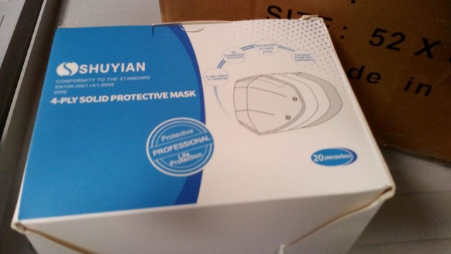 Mascarillas inmovilizadas en el Área Sanitaria de Pontevedra y O Salnés