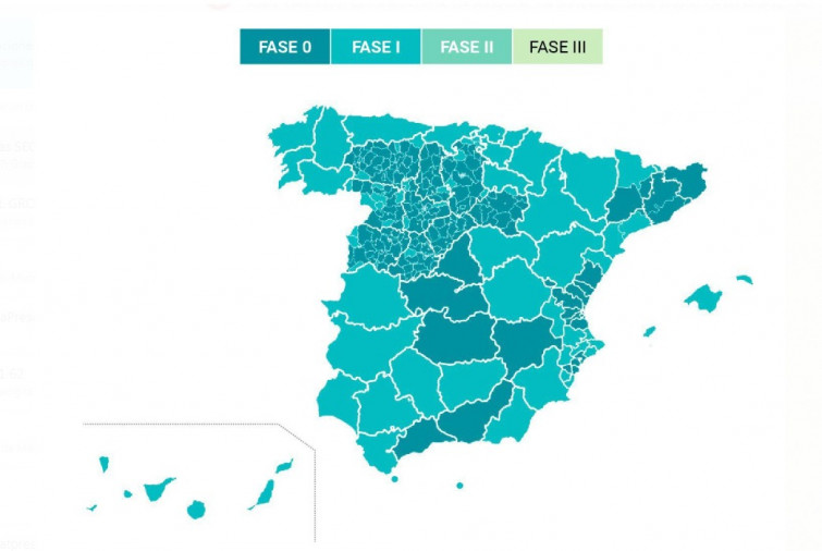 Toda Galicia pasa a la Fase 1 del desconfinamiento