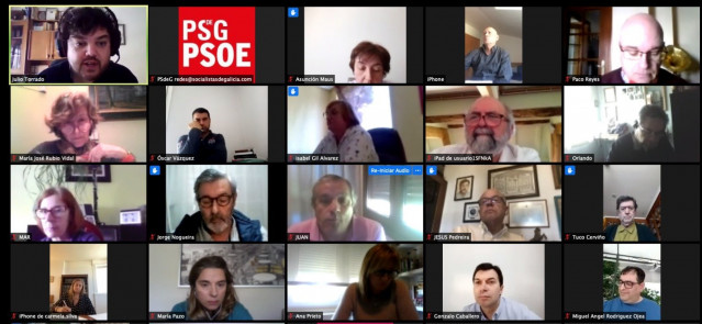 Reunión telemática del comité de sanidad del PSdeG