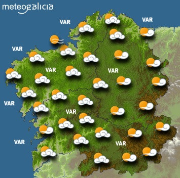 Predicciones para el jueves 21 de mayo en Galicia.