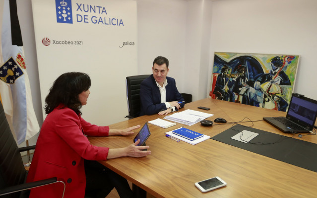 Fotos Xunta. Videoconferencia Xestión De Praias.