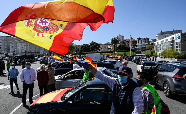 VOX considera un éxito “por encima de las expectativas” la manifestación realizada en A Coruña
