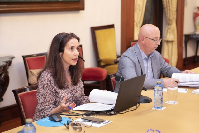 La concejala de Bienestar Social, Yoya Neira, en la presentación del Observatorio Urbano