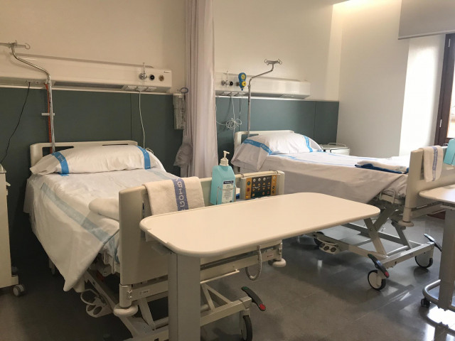 Imagen de recurso de cama de un hospital.