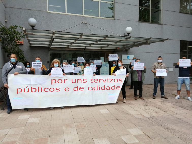 Movilización en Santiago para reclamar el derecho a una vejez digna y contra las privatizaciones en las residencias