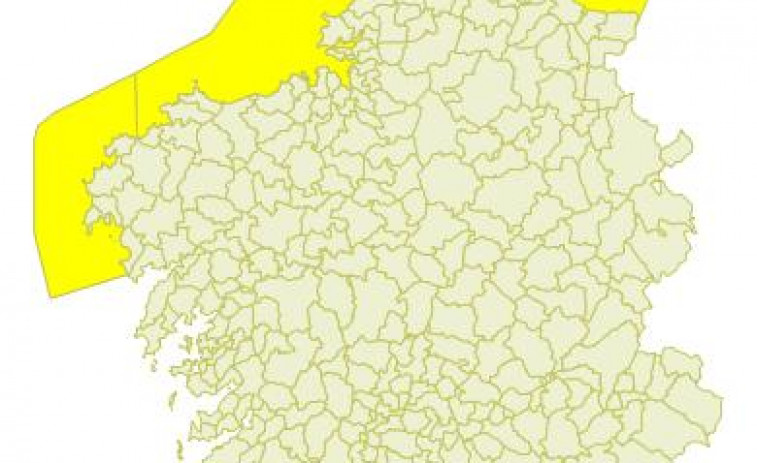 La lluvia volverá a reinar en Galicia este jueves, con las costas de A Coruña y Lugo en alerta amarilla