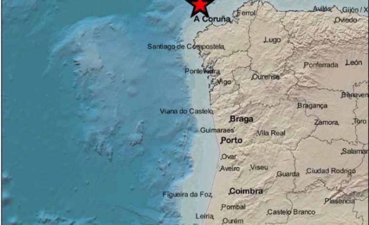Un nuevo seísmo, de magnitud 3,3 y con epicentro en el litoral de Laxe, sacude la costa del noroeste de Galicia