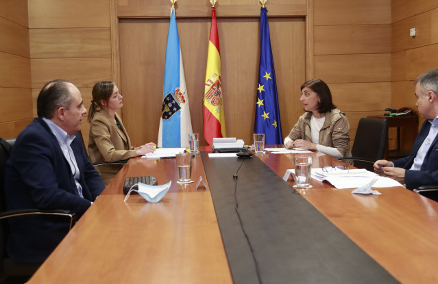 Las conselleiras Fabiola García y Ángeles Vázquez