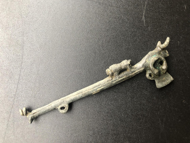 Bronce votivo localizado en las excavaciones del Castro de Viladonga