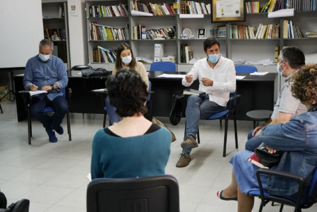 Reunión de Galicia en Común con comité del Montecelo