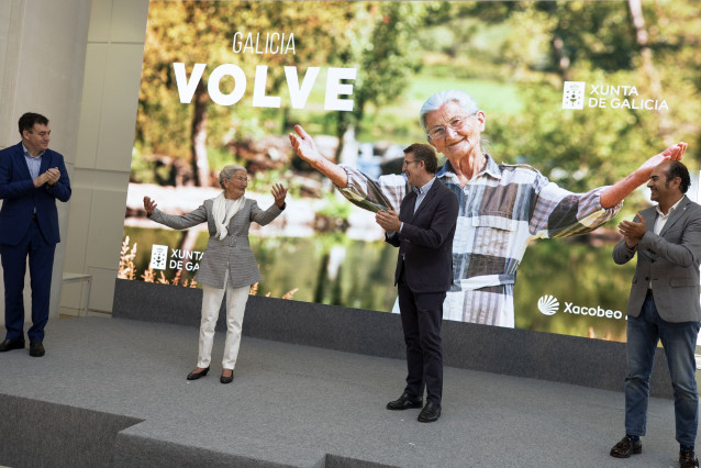 Acto de presentación de la campaña turística 'Galicia volve'
