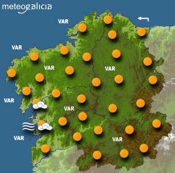 El tiempo para martes en Galicia: Una noche de San Juan con cielo despejado y temperaturas en ascenso