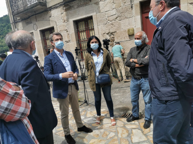 Feijóo, en Os Peares