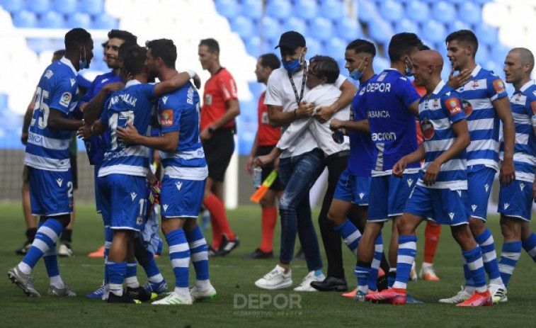 ​El Deportivo borra la palabra “rendición” de su vocabulario: gana 2-1 marcando en el 93 y en el 95