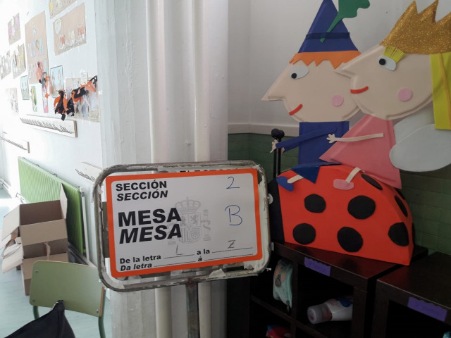 Colegio electoral gallego.