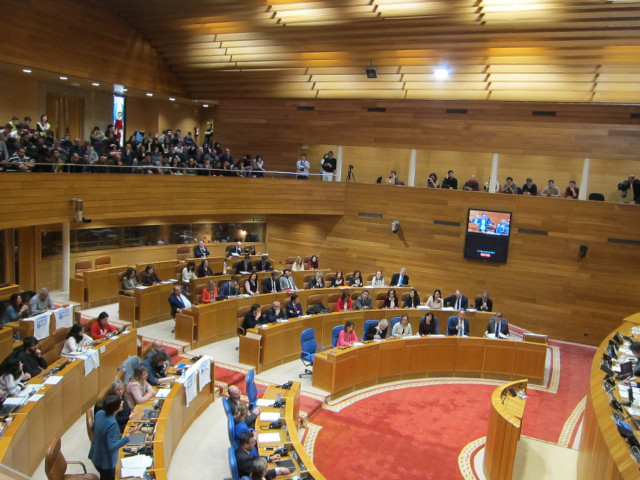 Sesión de control al Gobierno de la Xunta en el Parlamento de Galicia