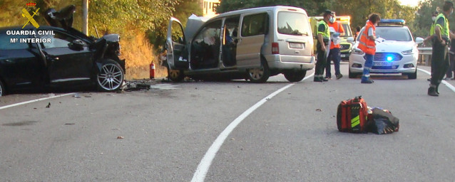 Accidente de Covelo ocurrido el 21 de julio de 2020