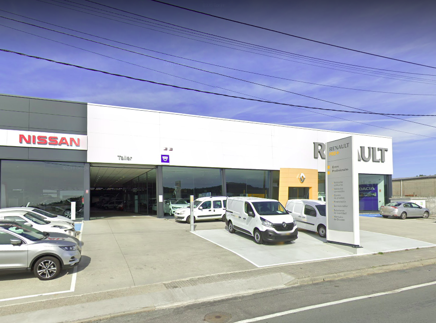 Concesionario de Renault Caeiro en Ribeira en una imagen de Google Street View